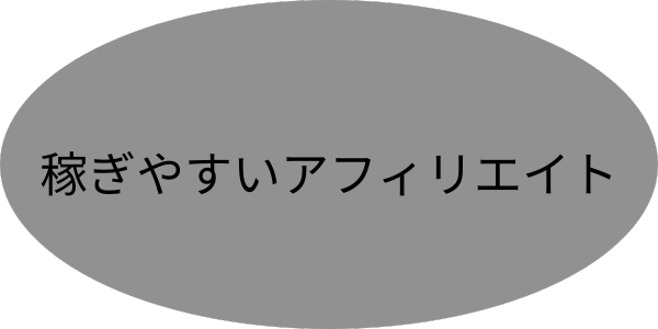 稼ぎやすいアフィリエイトのマーク
